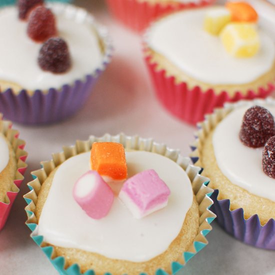 Eggless fairy cakes