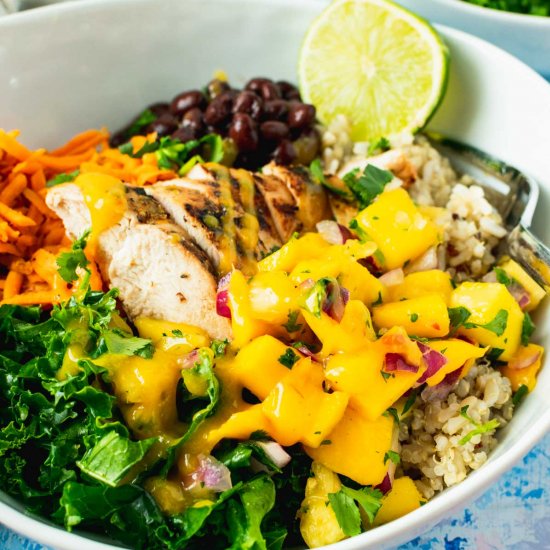 Mango Chicken Bowls