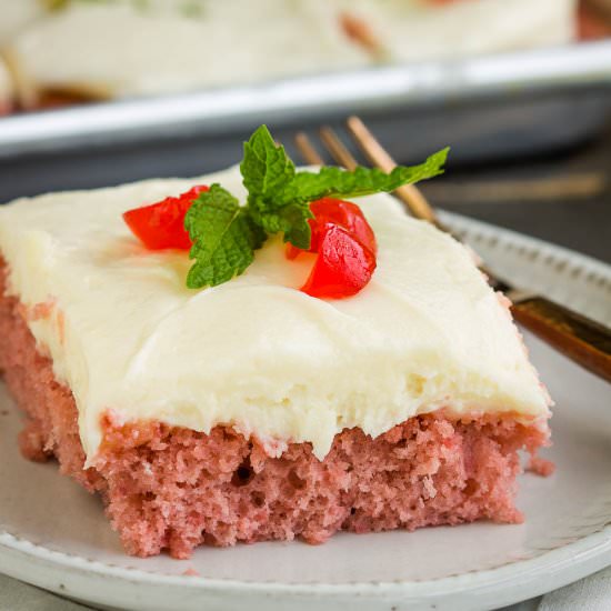 Cherry Texas Sheet Cake