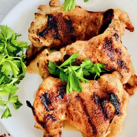 Grilled Chicken Thighs