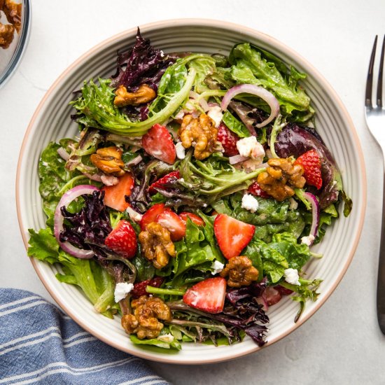 Strawberry Goat Cheese Salad