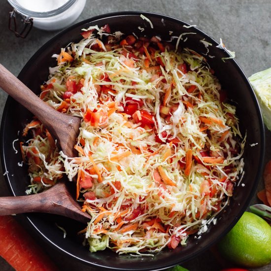 Nicaraguan Cabbage Salad