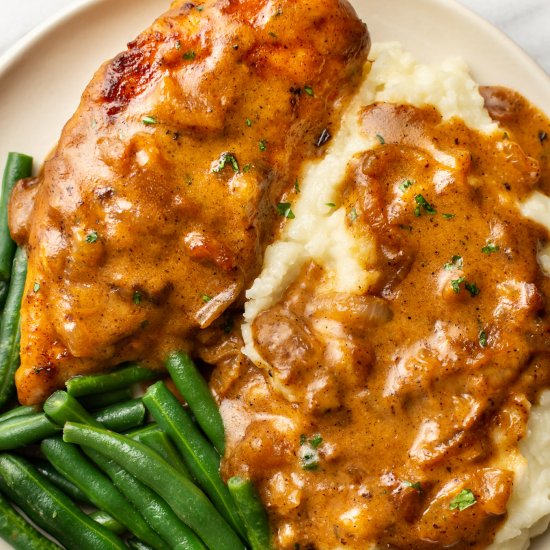 smothered chicken