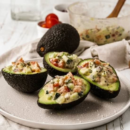 Vegetarian Stuffed Avocados