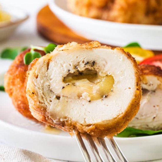 Simple Stuffed Chicken with Butter