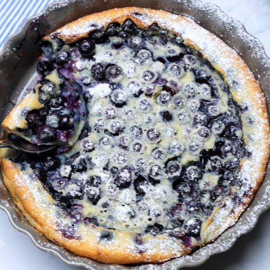 Blueberry Clafoutis