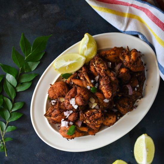 Spicy Kerala style chicken fry