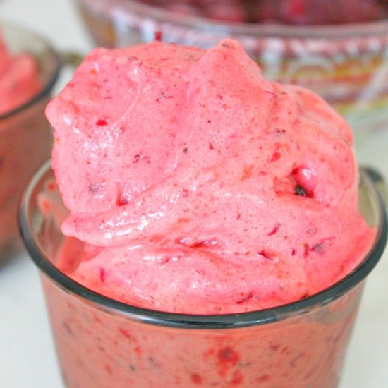 Dairy free frozen fruit ice cream