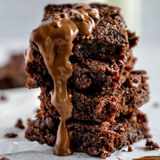 Sugar Free Keto Nutella Brownies