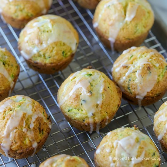 Lemon Zucchini Muffins