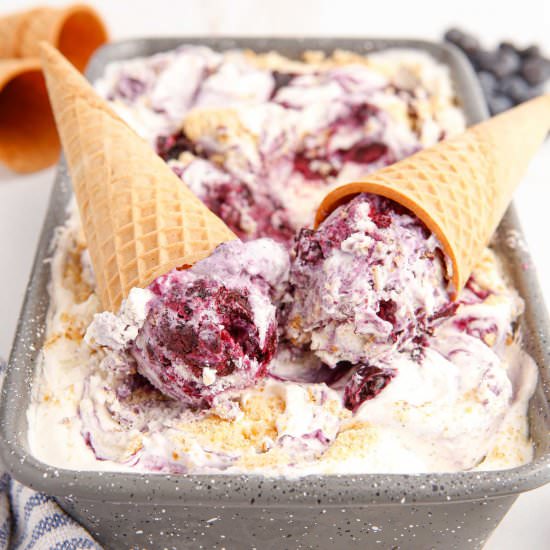 Blueberry Pie Ice Cream