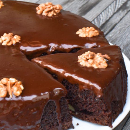 Chocolate Walnut Cake