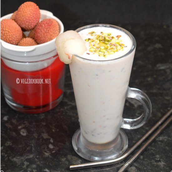 lychee / litchi milkshake