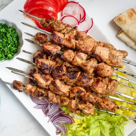 Chicken Shawarma Kebabs