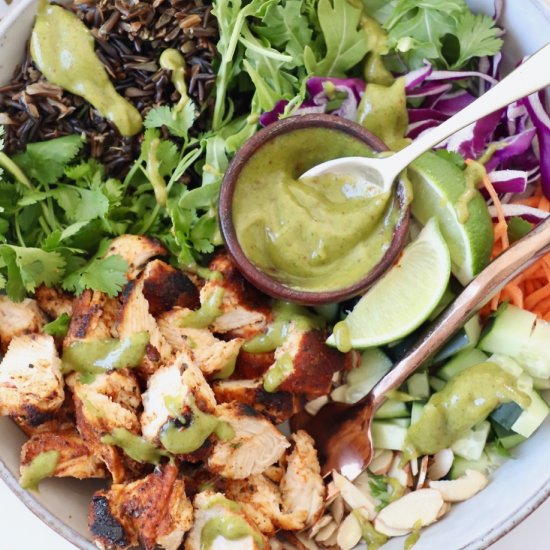 Chicken and Wild Rice Bowls