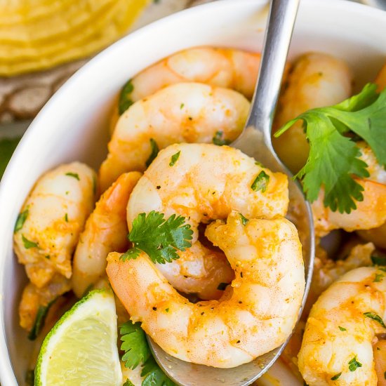 Cilantro Lime Shrimp (Healthy)