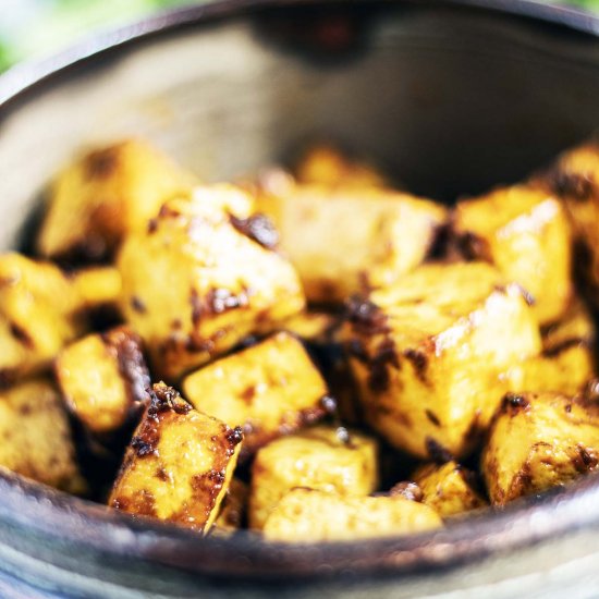 Baked Tofu Tikka