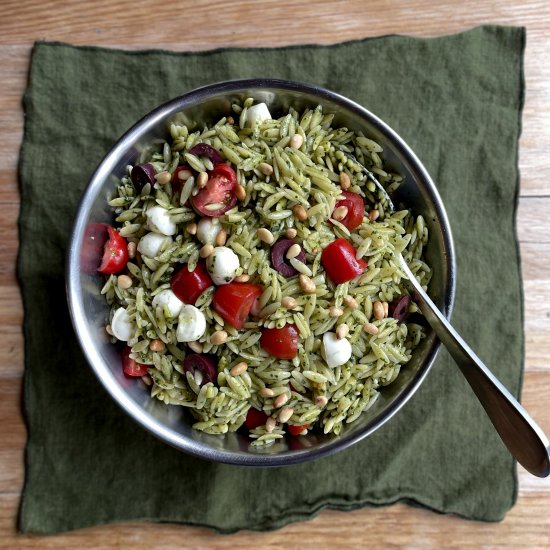 Orzo Pesto Salad