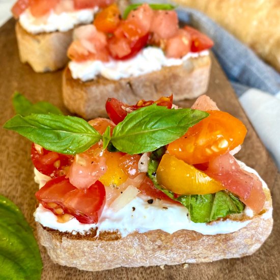 Burrata Bruschetta