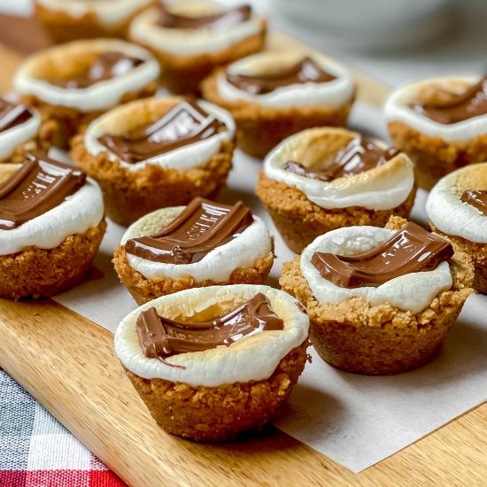 Easy S’mores Cookie Cups