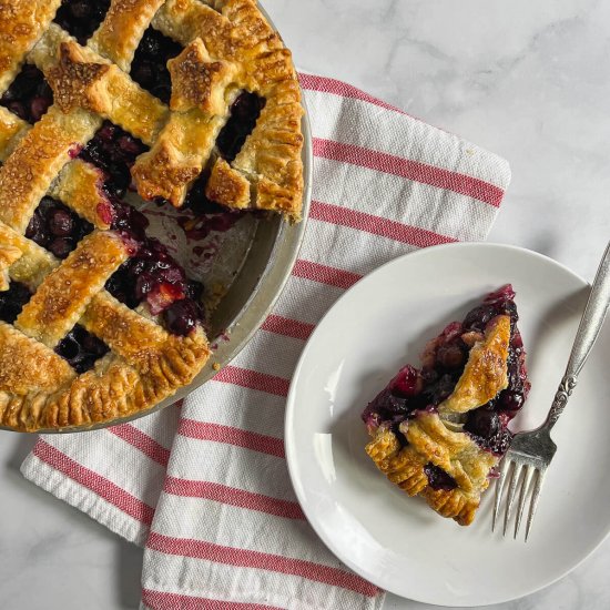 Easy Fresh Blueberry Pie