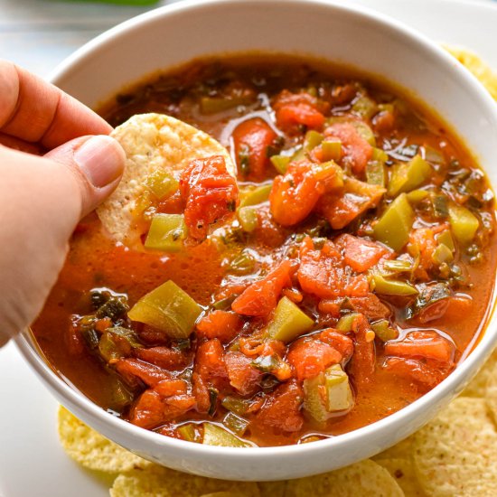 Chunky Low FODMAP Instant Pot Salsa