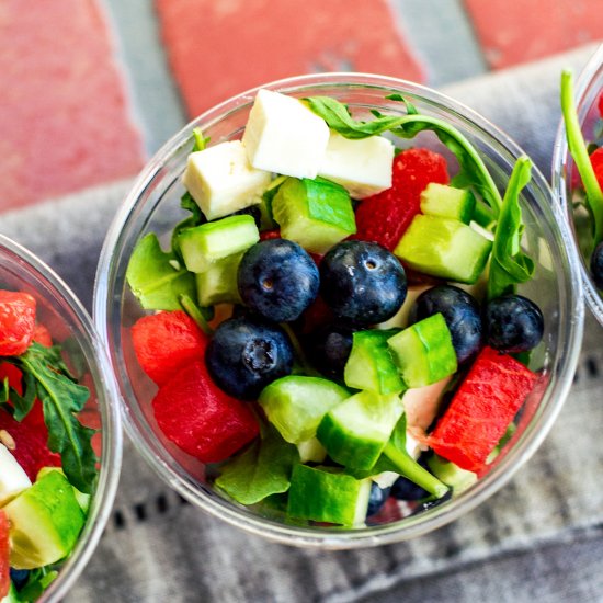 Watermelon Feta Mint Salad