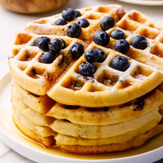 Blueberry Waffles