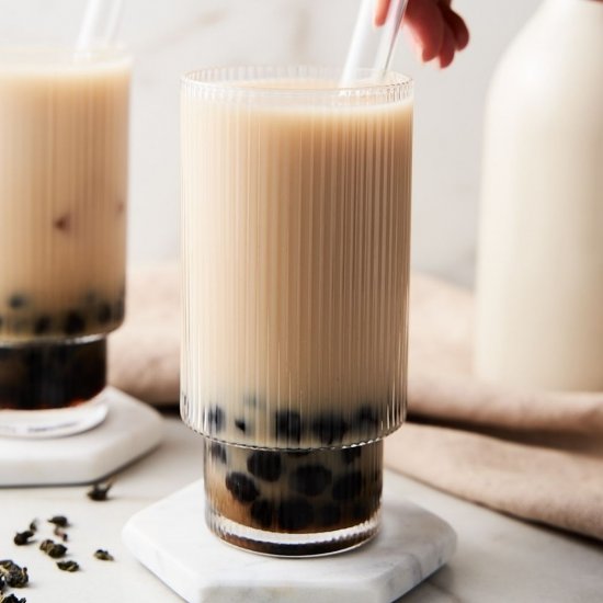 Oolong boba tea