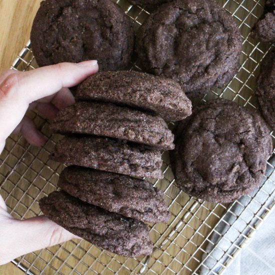 Chocolate Snickerdoodle Cookies