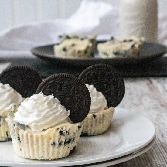 Mini Oreo Cheesecakes