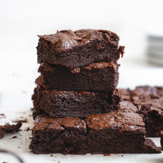 4 Ingredient Fudge Brownies (GF)