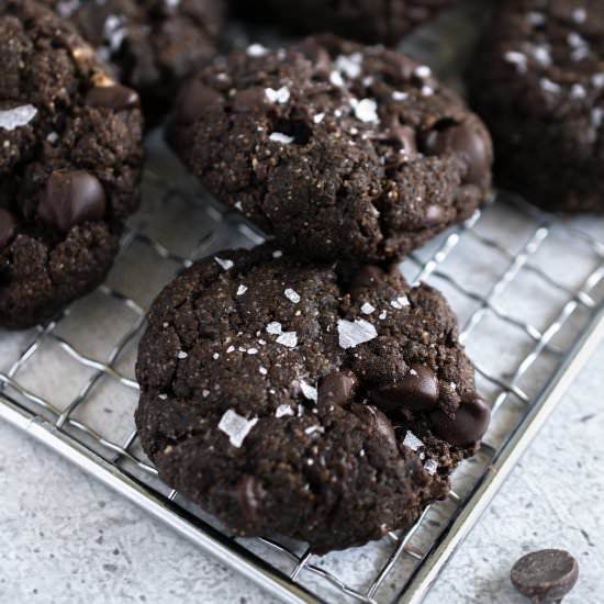 Soft Chewy Keto Chocolate Cookies