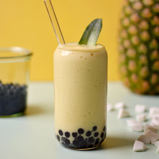 Tropical Boba Smoothie