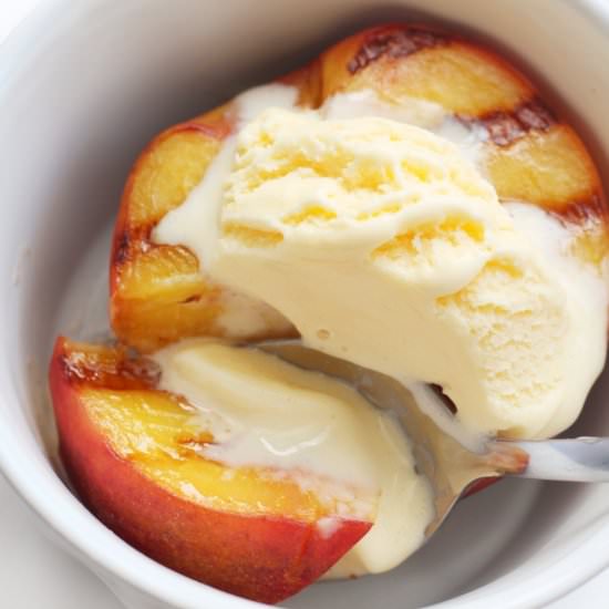 How To Grill Peaches