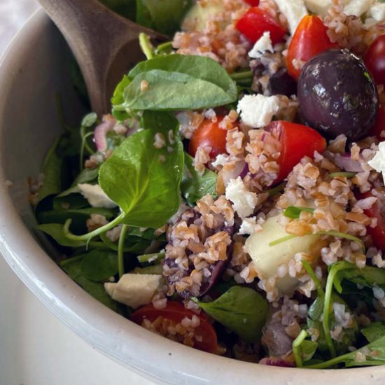 Delicious Vegan Greek Salad