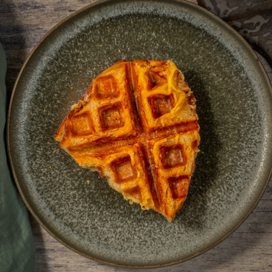 Waffle Maker Grilled Cheese