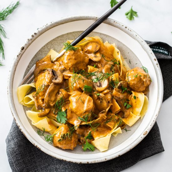 Meatball Stroganoff