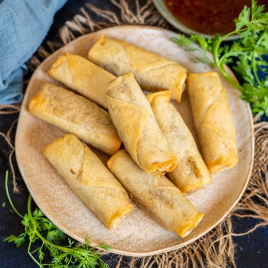 Air Fryer Frozen Spring Rolls