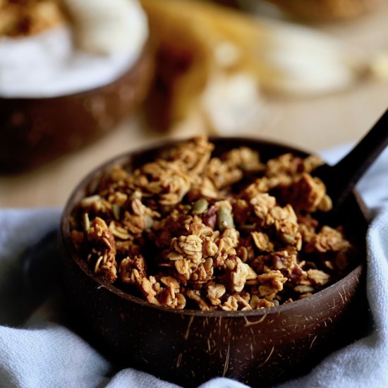 Vegan Pumpkin Granola Recipe