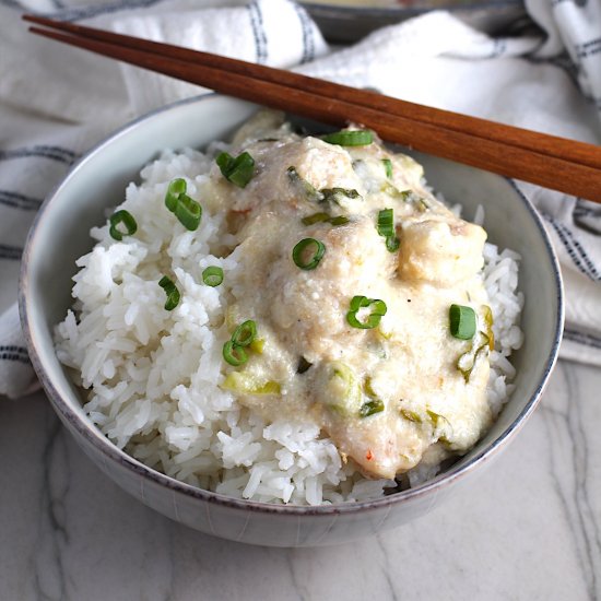 Creamy Chinese Coconut Shrimp