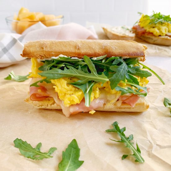 Ham and Cheese Baguette