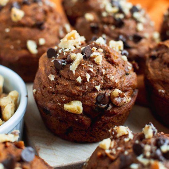 Healthy Pumpkin Muffins