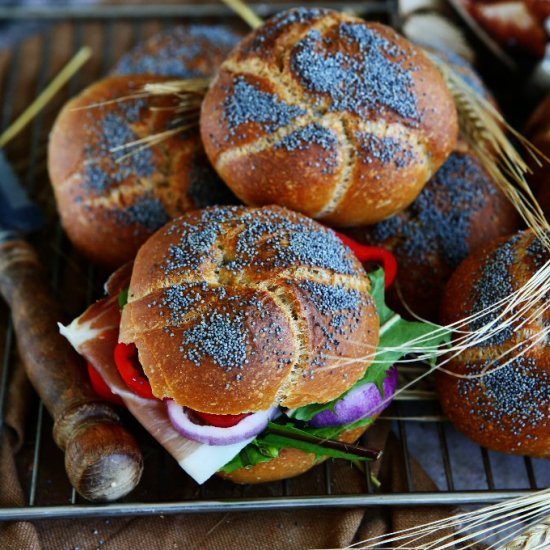 Peter Reinhart’s Kaiser Rolls with