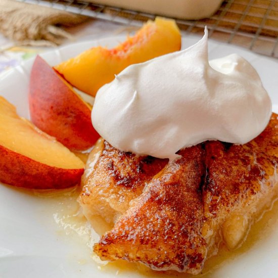 Easy Peach Dumplings