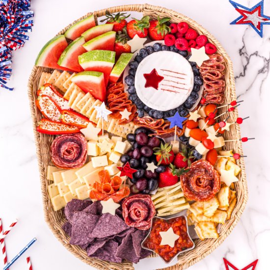 4th of July Charcuterie Tray