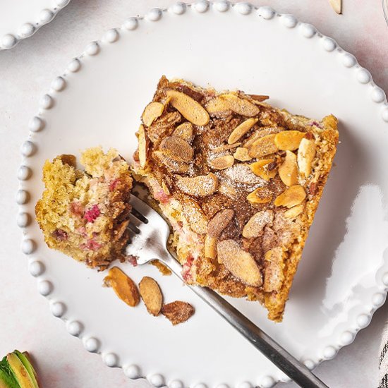 Rhubarb Coffee Cake