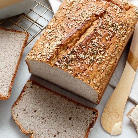 Yeast-Free Buckwheat Blender Bread