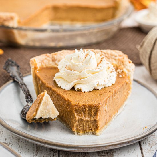 Amish Pumpkin Pie