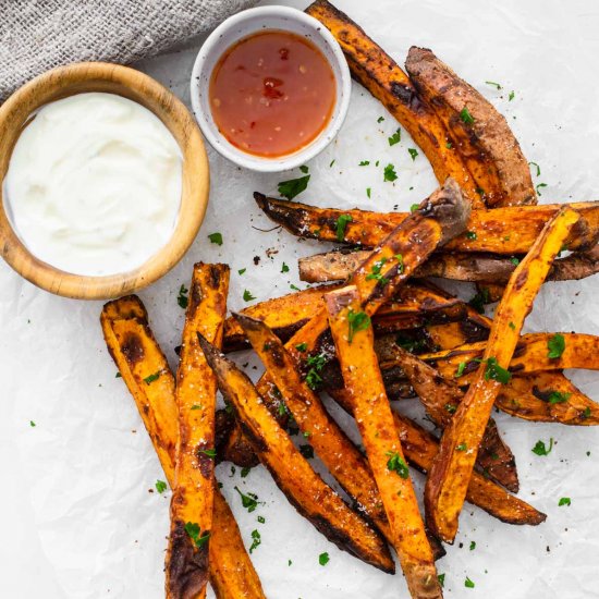 Air Fryer Sweet Potato Wedges